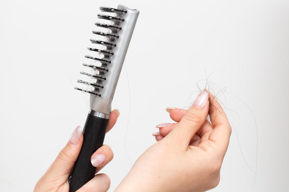 hair shedding or hair loss